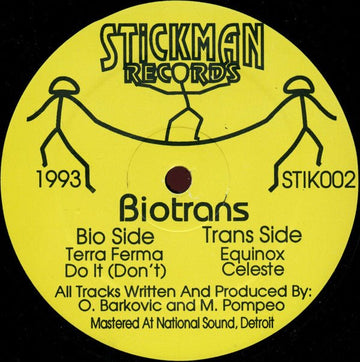 Biotrans - Terra Ferma Vinyl Vinly Record