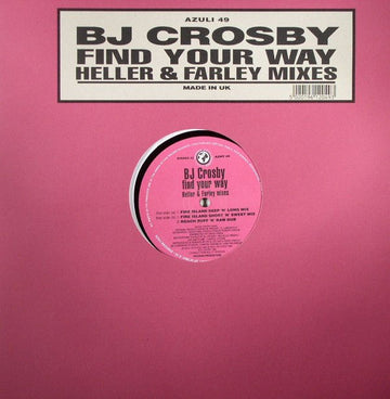 BJ Crosby - Find Your Way (Heller & Farley Mixes) Vinyl Vinly Record