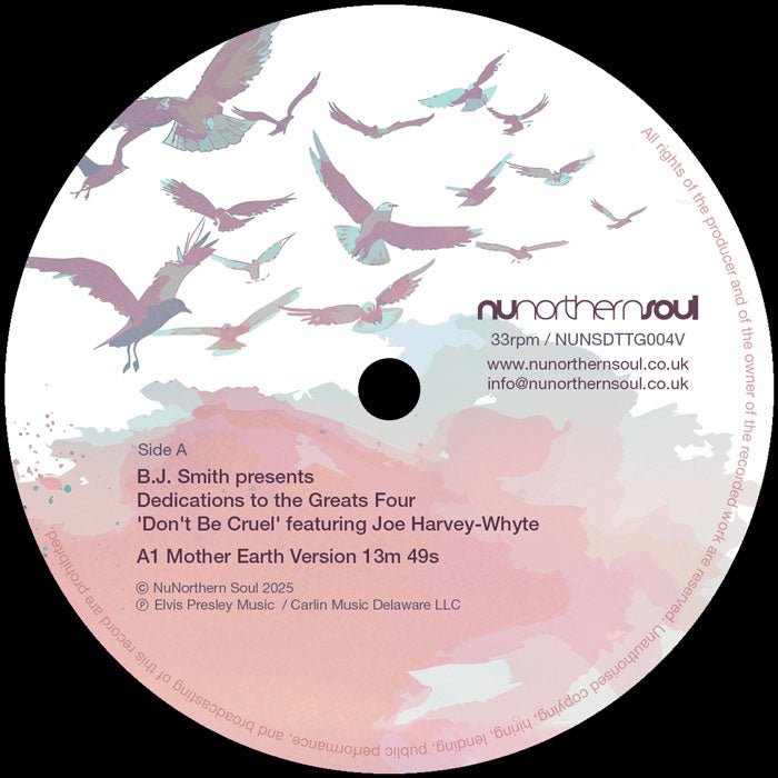 BJ Smith - Dedications to the Greats Four 'Don't Be Cruel' Vinyl