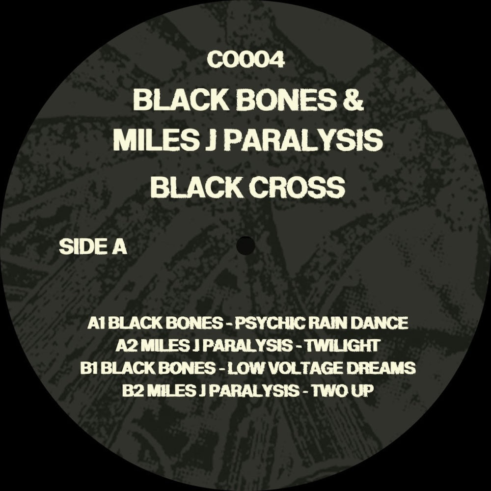Black Bones & Miles J Paralysis - Black Cross Vinyl