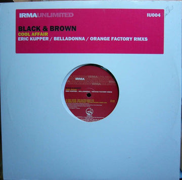 Black & Brown - Cool Affair Vinyl Vinly Record