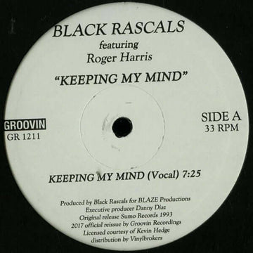 Black Rascals featuring Roger Harris - Keeping My Mind Vinyl Vinly Record