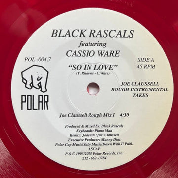 Black Rascals - So In Love (Joe Claussell Remix) Vinyl Vinly Record
