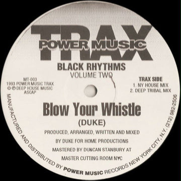Black Rhythms - Blow Your Whistle Vinyl Vinly Record