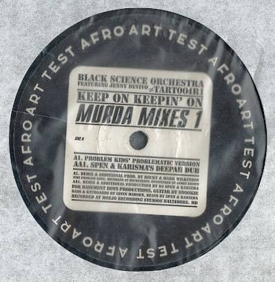 Black Science Orchestra Featuring Jenny Devivo - Keep On Keepin' On (Murda Mixes 1) Vinyl