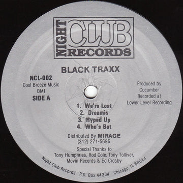 Black Traxx - Black Traxx Vinyl Vinly Record