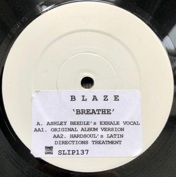 Blaze - Breathe Vinyl Vinly Record