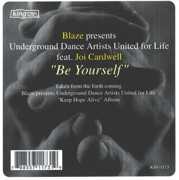Blaze Presents Underground Dance Artists United For Life Feat. Joi Cardwell - Be Yourself Vinyl Vinly Record
