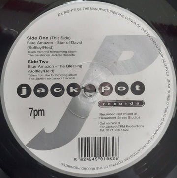 Blue Amazon - Star Of David / The Blessing Vinyl Vinly Record