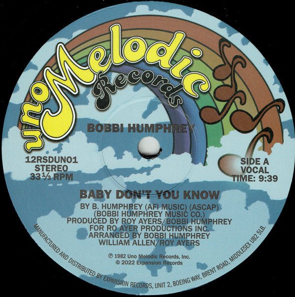 Bobbi Humphrey - Baby Don't You Know Vinyl