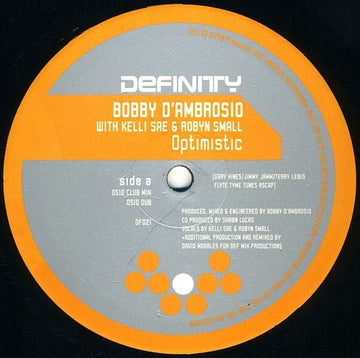 Bobby D'Ambrosio - Optimistic Vinyl Vinly Record