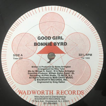 Bonnie Byrd - Good Girl / We Can Make It Vinyl Vinly Record