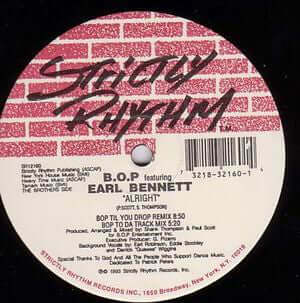 B.O.P. Featuring Earl Bennett - Alright Vinyl Vinly Record