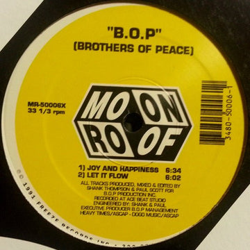 B.O.P. - Joy And Happiness Vinyl Vinly Record