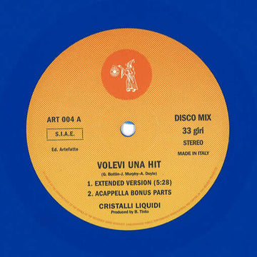 Bottin presents Cristalli Liquidi - Volevi Una Hit Vinyl Vinly Record