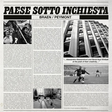 Braen & Peymont - Paese Sotto Inchiesta Vinyl Vinly Record