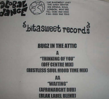 Bugz In The Attic - Thinkin' Of You / Waiting Vinyl Vinly Record