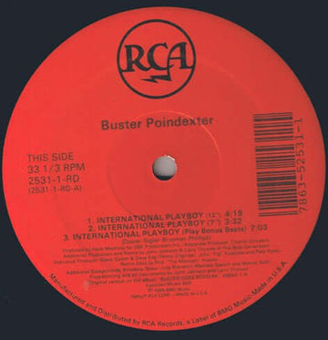 Buster Poindexter - International Playboy Vinyl Vinly Record