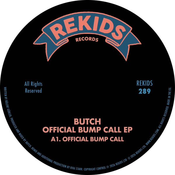 Butch - Official Bump Call EP (incl. Riva Starr Remix) Vinyl