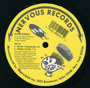 Byron Stingily - Get Up Vinyl Vinly Record