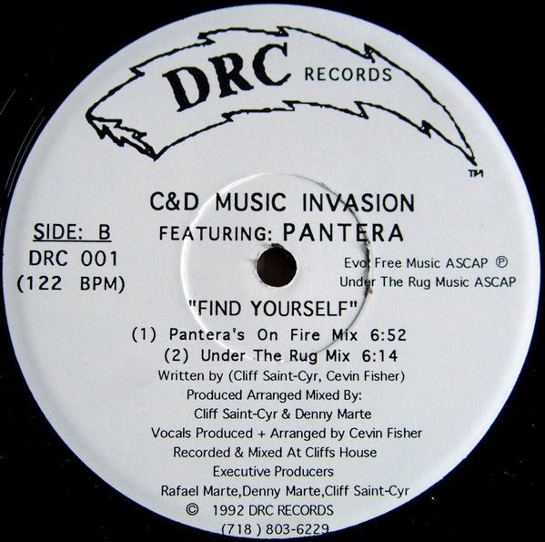 C & D Music Invasion Featuring Pantera - Find Yourself Vinyl