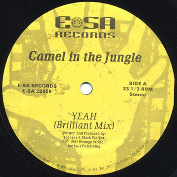 Camel In The Jungle - Yeah Vinyl Vinly Record