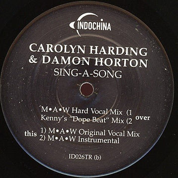 Carolyn Harding & Damon Horton - Sing A Song Vinyl Vinly Record