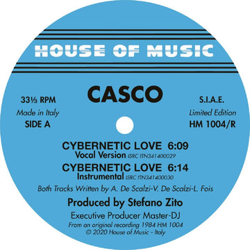 Casco - Cybernetic Love Vinyl Vinly Record