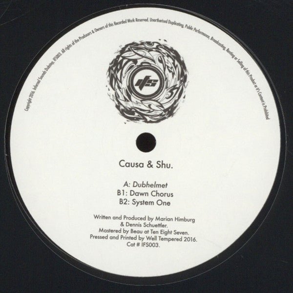 Causa - Dubhelmet EP Vinyl