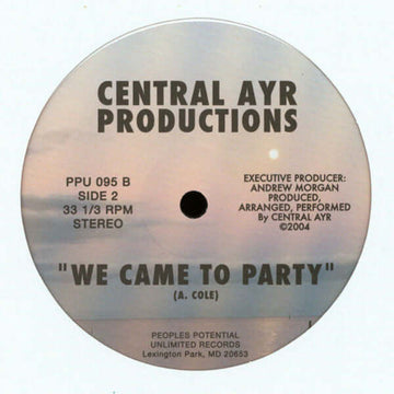 Central AYR Productions - Hotter Vinyl Vinly Record