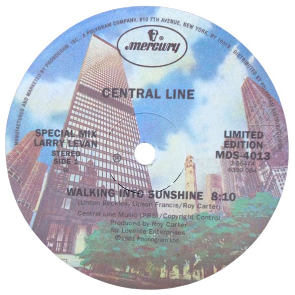 Central Line - Walking Into Sunshine Vinyl