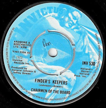 Chairmen Of The Board - Finder's Keepers Vinyl Vinly Record