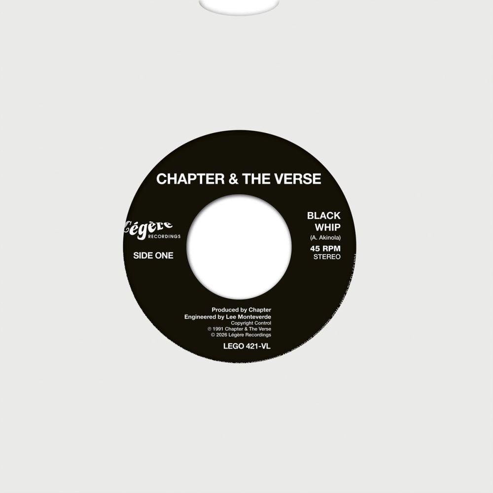 Chapter & The Verse - Black Whip Vinyl