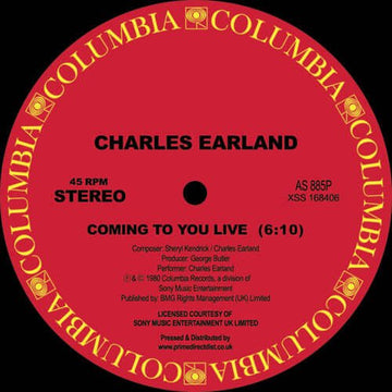Charles Earland - Coming To You Live / I Will Never Tell Vinyl Vinly Record