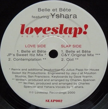 Charles Spencer Featuring Yshara - Belle Et Bête Vinyl Vinly Record