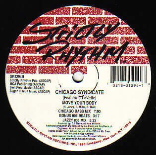 Chicago Syndicate Featuring LaVette - Move Your Body Vinyl Vinly Record