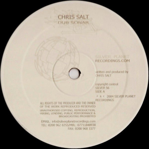 Chris Salt - Dub Sonar / Distorted Reality Vinyl