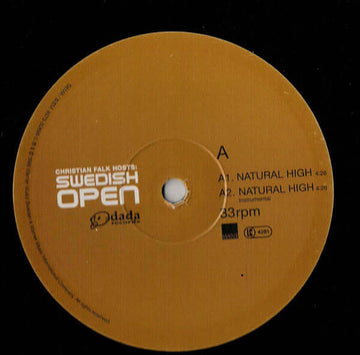 Christian Falk Hosts: Swedish Open - Natural High Vinyl Vinly Record