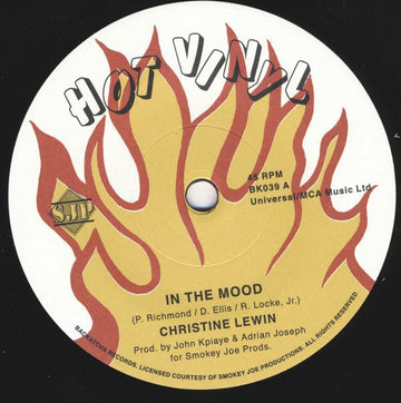 Christine Lewin / Tricia Dean - In The Mood / Don't Let It Go To Your Head Vinyl Vinly Record