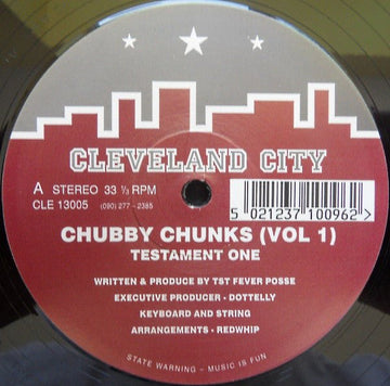 Chubby Chunks - Chubby Chunks (Vol 1) Vinyl Vinly Record