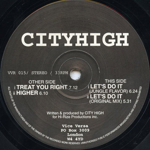 City High - Let's Do It Vinyl - Vinyl Record