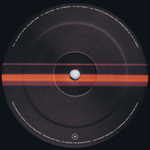 C.K - Club Styling Vol. 1 Vinyl - Vinyl Record