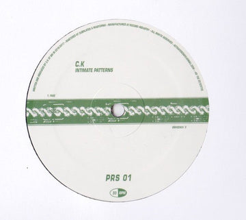 C.K - Intimate Patterns Vinyl Vinly Record