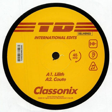 Classonix - International Edits Vinyl Vinly Record