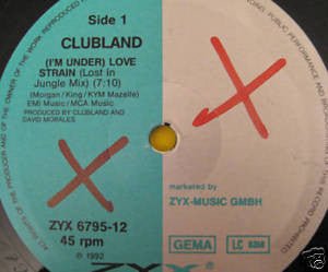 Clubland - (I'm Under) Love Strain Vinyl Vinly Record