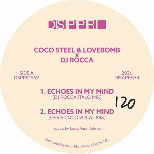 Coco Steel & Lovebomb / DJ Rocca - Echoes In My Mind / Mama Sol Mama Africa Vinyl