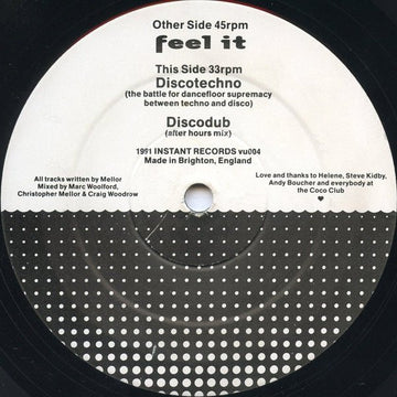 Coco, Steel & Lovebomb - Feel It Vinyl Vinly Record