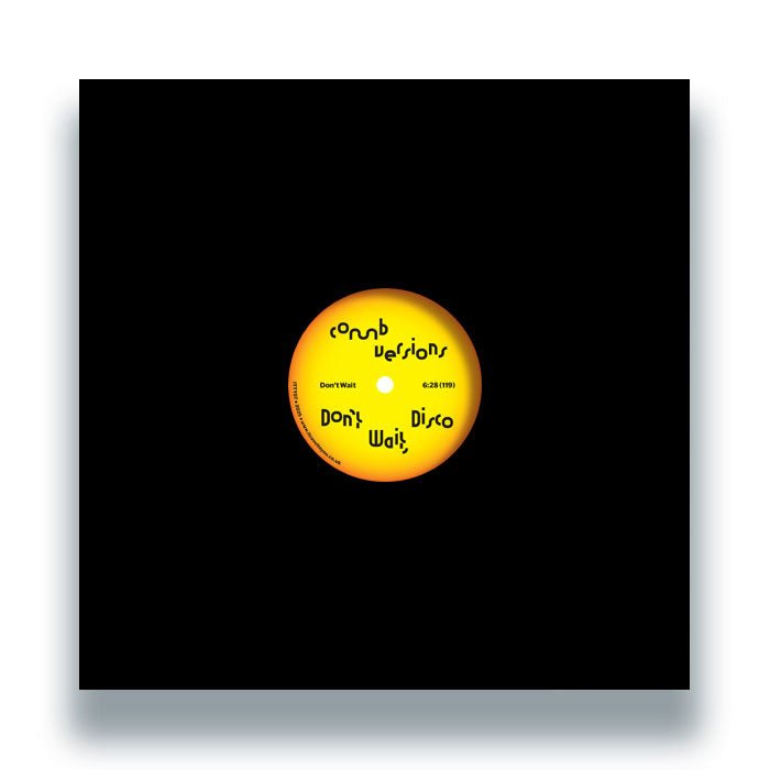Comb Edits - Don't Wait, Disco Vinyl