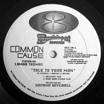 Common Cause - Talk To Your Man Vinyl Vinly Record