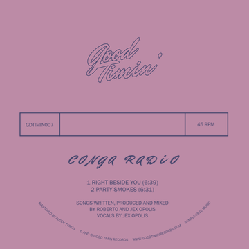 Conga Radio - Right Beside You Vinyl Vinly Record